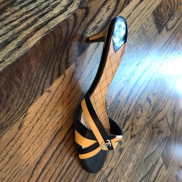 Chanel small heeled slides - Picture 5 of 11